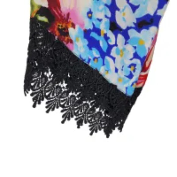 Show Me Your Mumu Dress Portabella Black Floral Mini Swing LS Boho Witchy SMALL - Picture 4 of 14